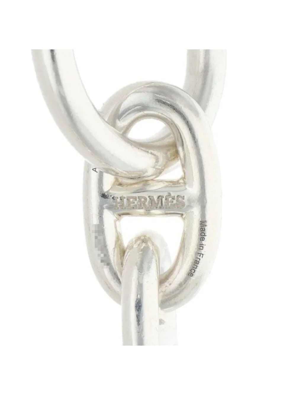 Hermes Chaine D'ancre MM Silver Bracelet